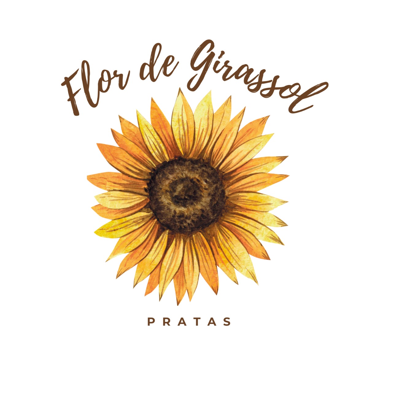 Flor de Girassol - Prata 925